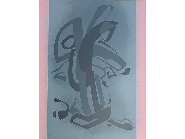 Jules lismonde - kleurenzeefdruk - afbeelding 1 van  14