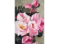 Julien van langenhove - bloemstilleven - olie op paneel - 53x39 cm - afbeelding 2 van  9