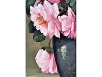 Julien van langenhove - bloemstilleven - olie op paneel - 53x39 cm - afbeelding 4 van  9