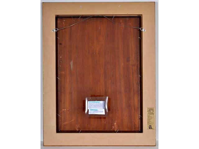 Julien van langenhove - bloemstilleven - olie op paneel - 53x39 cm - afbeelding 7 van  9