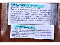 Julien van langenhove - bloemstilleven - olie op paneel - 53x39 cm - afbeelding 6 van  9