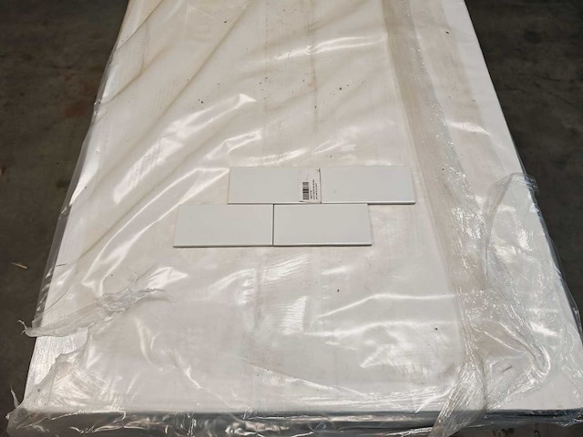 Jumbo oclat wit glans wandtegel 7,5x15 cm 24 m² - afbeelding 2 van  5