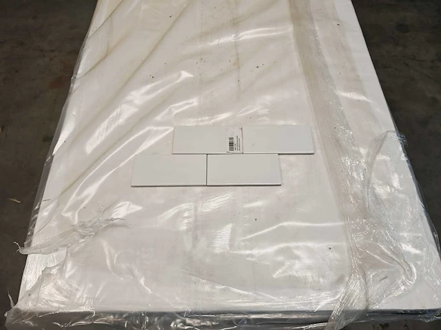 Jumbo oclat wit glans wandtegel 7,5x15 cm 32 m² - afbeelding 2 van  6