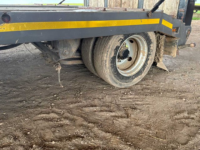 Jumbo tv300lce juma (flatbed / lowloader) flatbed trailer - afbeelding 10 van  27