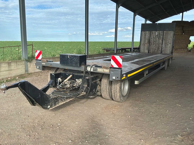 Jumbo tv300lce juma (flatbed / lowloader) flatbed trailer - afbeelding 1 van  27