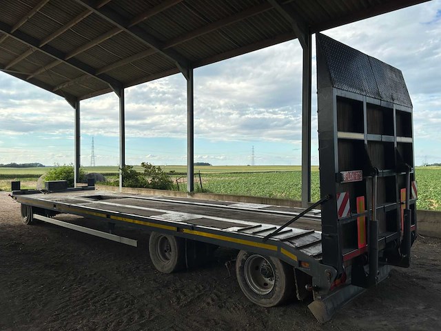 Jumbo tv300lce juma (flatbed / lowloader) flatbed trailer - afbeelding 12 van  27