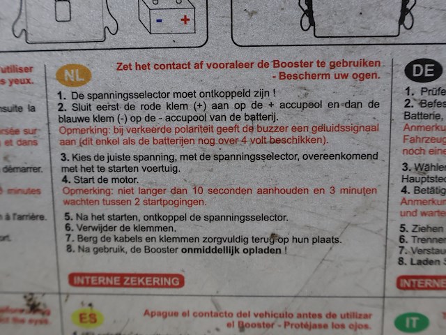 Jump starter 12v/24v - afbeelding 8 van  8