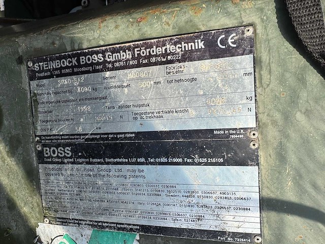 Jungheinrich - sh40-5a2 - forklift trucks - ex army - afbeelding 10 van  22