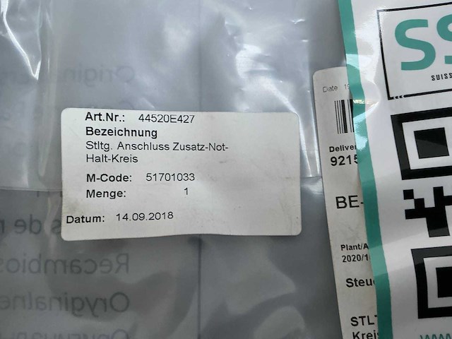 Jungheinrich 44520e427 jungheinrich-onderdelen - afbeelding 2 van  4