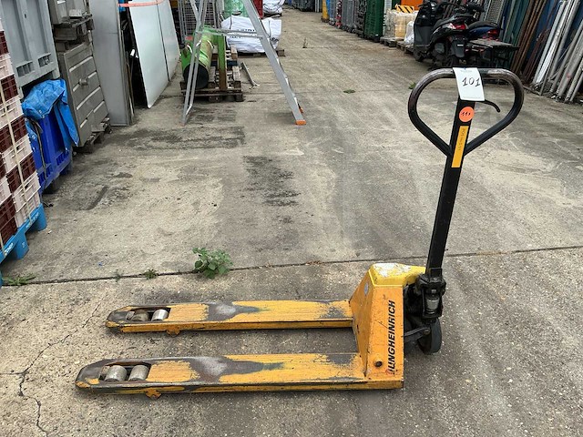 Jungheinrich c/bn hand hydraulische palletwagen - afbeelding 1 van  2