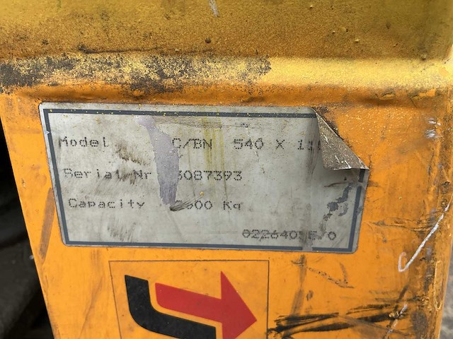 Jungheinrich c/bn hand hydraulische palletwagen - afbeelding 2 van  2