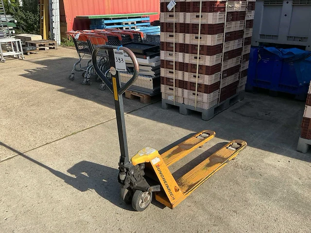 Jungheinrich c/bn hand hydraulische palletwagen - afbeelding 2 van  2