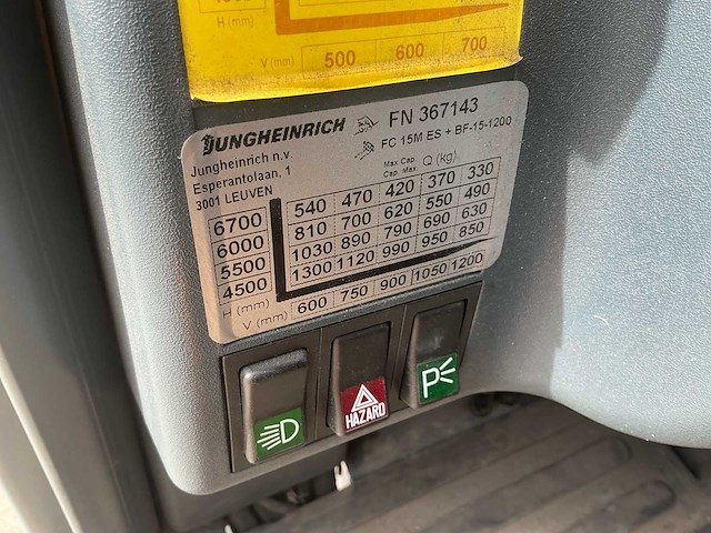 Jungheinrich efg 216k vorkheftruck - afbeelding 4 van  19