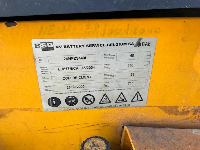 Jungheinrich efg-df 13 sp elektrische vorkheftruck - afbeelding 4 van  15