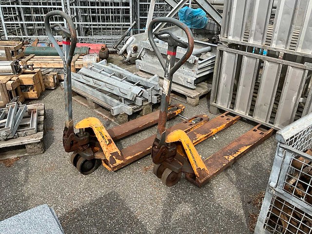 Jungheinrich hand hydraulische palletwagen (3x) - afbeelding 2 van  3