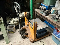 Jungheinrich tmd500bf hand hydraulische palletwagen voor heftruck batterijen jungheinrich - afbeelding 1 van  8