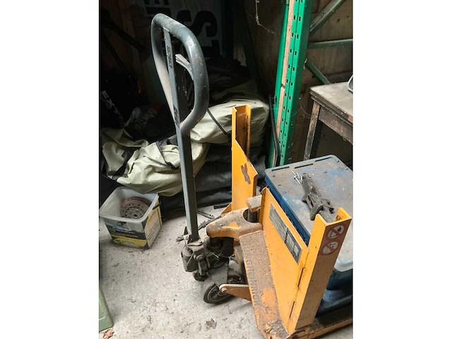 Jungheinrich tmd500bf hand hydraulische palletwagen voor heftruck batterijen jungheinrich - afbeelding 3 van  8