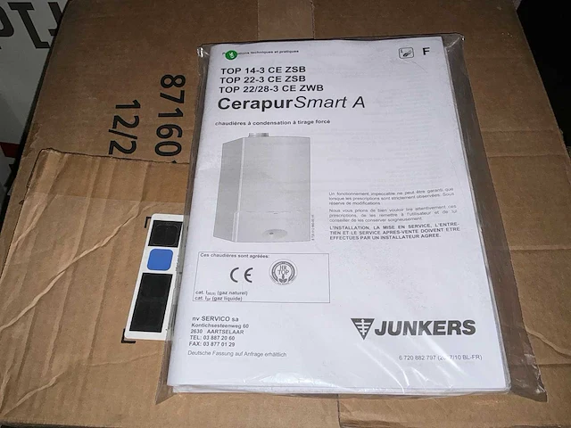 Junkers cerapur smart a ongebruikt verwarmingsinstallatie - afbeelding 3 van  4