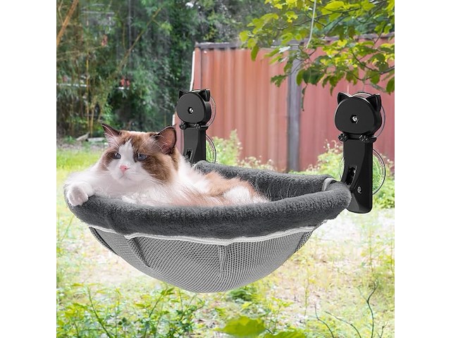 Junspow kattenraamzitje - afbeelding 1 van  3