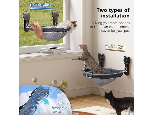 Junspow kattenraamzitje - afbeelding 2 van  3