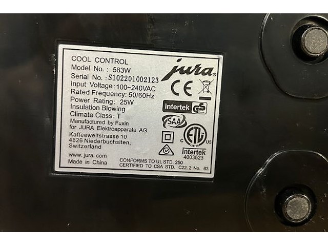 Jura cool control - afbeelding 5 van  6