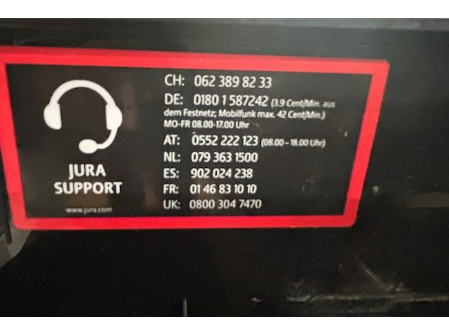 Jura professioneel koffietoestel - afbeelding 13 van  14