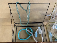 Juwelendoos - storage box (4st) + inhoud - afbeelding 5 van  5