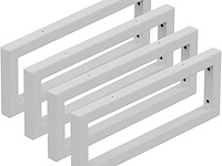 Jyiuog plankhouders (4 stuks) 40cm wit - afbeelding 1 van  4