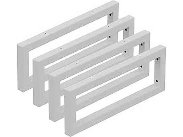 Jyiuog plankhouders (4 stuks) 40cm wit - afbeelding 2 van  4