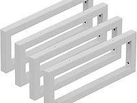 Jyiuog plankhouders (4 stuks) 40cm wit - afbeelding 2 van  4