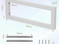 Jyiuog plankhouders (4 stuks) 40cm wit - afbeelding 3 van  4
