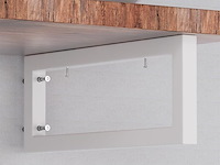 Jyiuog plankhouders (4 stuks) 40cm wit - afbeelding 4 van  4