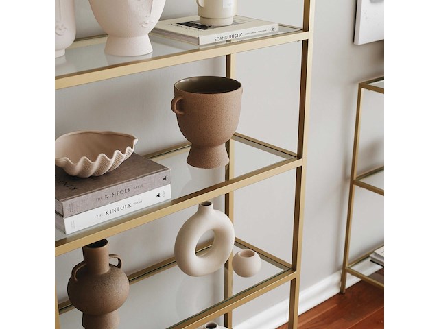 K1 boekenplank | metalen frame | goud - afbeelding 3 van  7