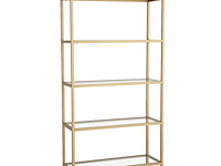 K1 boekenplank | metalen frame | goud - afbeelding 5 van  7