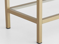 K1 boekenplank | metalen frame | goud - afbeelding 6 van  7