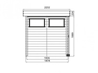 K1 tuinhuis lund - afbeelding 2 van  3