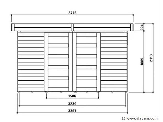 K1 tuinhuis lund - afbeelding 3 van  3