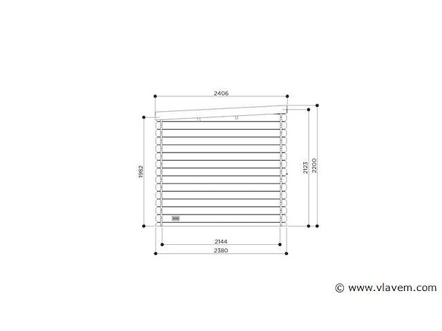 K2 tuinhuis nevers - afbeelding 4 van  4