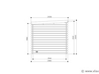 K2 tuinhuis nevers - afbeelding 4 van  4