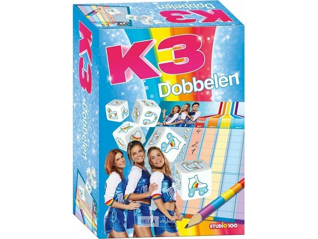 K3 dobbelen - afbeelding 1 van  3