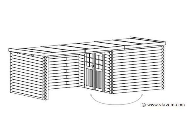 K5 tuinhuis rohan - afbeelding 4 van  6