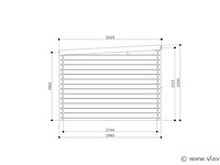 K5 tuinhuis rohan - afbeelding 3 van  6