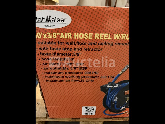 K50 stahlkaiser luchtslanghaspel 15 meter - afbeelding 1 van  5