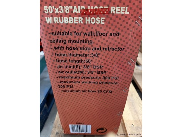 K50 stahlkaiser luchtslanghaspel 15 meter - afbeelding 5 van  5