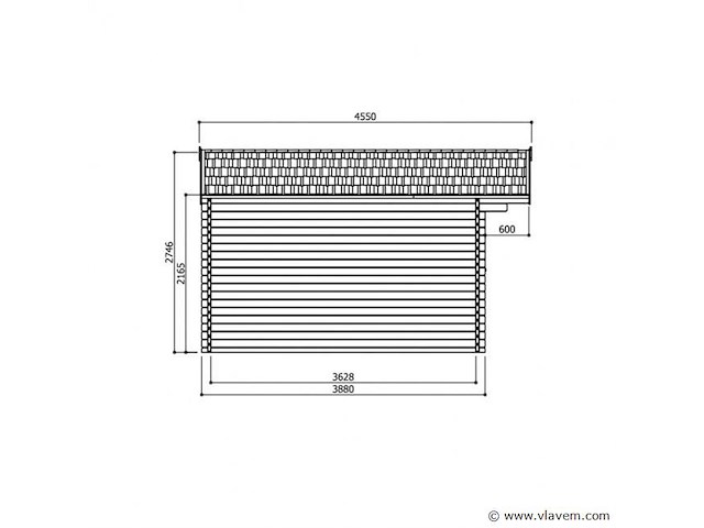 K6 tuinhuis rosstock - afbeelding 2 van  3