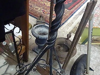 Kaarsenhouder, hoogte 95cm - afbeelding 2 van  2