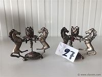 Kaarsenhouders. 2 stuks