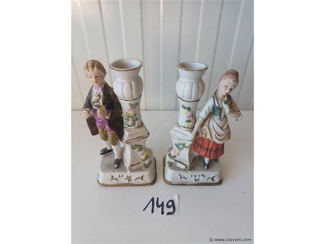 Kaarsenhouders. 2 stuks - afbeelding 1 van  3