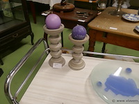 Kaarsenhouders in steen - afbeelding 1 van  1