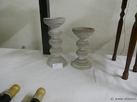 Kaarsenhouders in steen - afbeelding 1 van  1